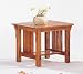 Mission Style Oak Finish Wood Occasional Side End Table