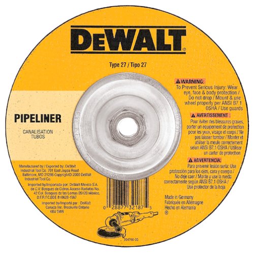 Tools: DEWALT DW8437 7 Inch X 1/8 Inch X 5/8 Inch 11 Pipeline Cutting Wheel