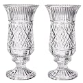 Dublin Crystal Hurricane Glasses Set of 2