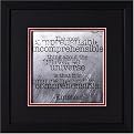 Einstein's Quotes A Framed Art - 15x15"