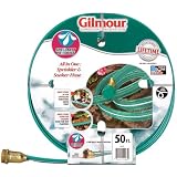 Gilmour 3 Tube Sprinkler and Soaker Hose, Flat, 50 Feet, #27142, Green by Gilmour