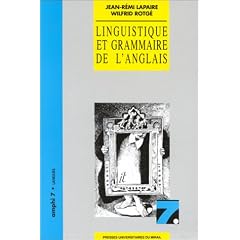 Linguistique et grammaire de l'anglais