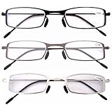 Eyekepper 3 Pairs Mix(1 Pair per Color) Reading Glasses +1.50