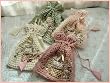 Handmade Ribbon Embroid Lingerie/Jewelry/Stocking Pouch