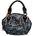 Baby Phat Purse Handbag Black Signature Logo Print