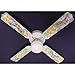 Nursery Ceiling  Fans – 42″ Whinnie the Pooh w/ Light