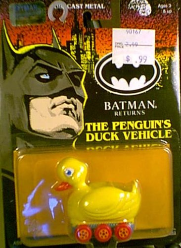  Batman Returns Die-cast Metal The Penguin's Duck Vehicle