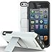 iPhone SE Case, GreatShield Legacy Series Slim Fit Dual Layer Hybrid Case with Kickstand for Apple iPhone SE / 5S / 5C / 5 (White)