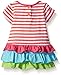 Nannette Baby Girls' Little 2 Piece Playwear Set with Ruffled Sides