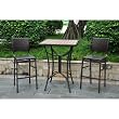 Barcelona 3 Piece Bar Height Set Finish: Chocolate