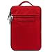 SumacLife Red Premium Hydei Edition Protective Nylon Sleeve Carrying Case with Handle for Barnes & Noble Nook Color eBook Reader Tablet