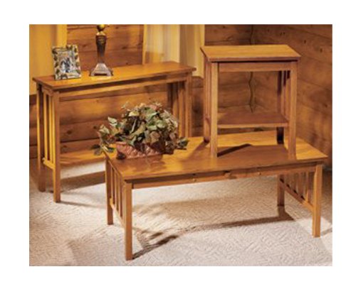Mission Sofa Table Oak