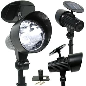 Bell & Howell LED Solar Powered Flood Light - 2 pack - Lighting > Flashlights