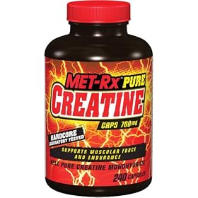 MET-Rx Pure Creatine Muscle Force and Endurance Capsules - Tub of 240