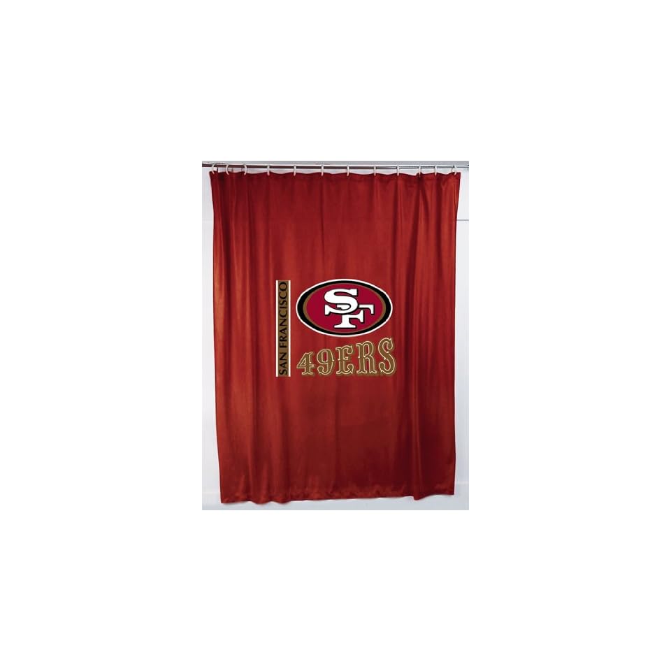 San Francisco 49ers Shower Curtain On Popscreen