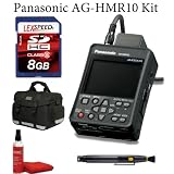 Panasonic AG-HMR10 Handheld AVCCAM HD Recorder/Player + Deluxe Case + Air Blower + Lens Cleaning Brush + 8GB Memroy Card