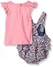 Nannette Baby Girls' Little 2 Piece Romper Set