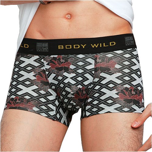 Cover image : (ボディーワイルド)BODY WILD JAPANESE STYLE ローライズボクサー ハイマルチエステルベア天 BWJ293S