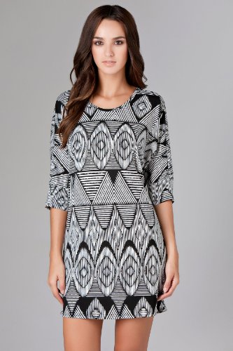 Elif Knits Dress - Black/White - L