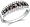 Size - 4 - 10k White Gold Round Cut White and Brown Chocolate Diamond Womens Ladies Wedding Anniversary Fashion 5mm Ring Band (1/2 cttw)