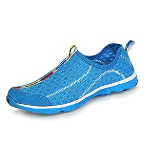 Aleader Women's Mesh Slip On Water Shoes Red 6 D(M) US