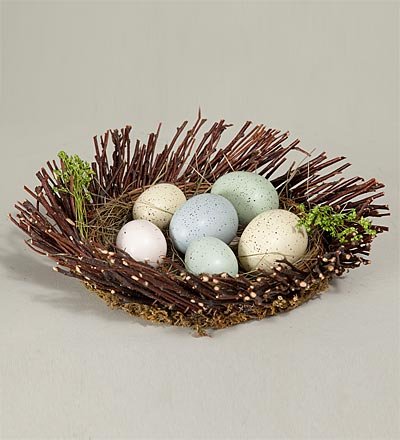 Realistic Bird Nest Décor