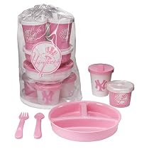 Girls&rsquo; Yankees 23-pc. Baby Feeding Gift Set