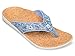 Spenco Yumi Daisy Womens Daisy Sandals Ocean Blue - 9