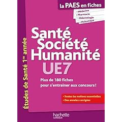 La PAES en fiches, Sant� Soci�t� Humanit�