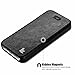 iPhone SE Case, Jisoncase iPhone SE 5S 5 Leather Case Cover Book Folio Style Magnetic Flip Case for Apple iPhone SE/iPhone 5S 5- Black (JS-ISE-01M10)
