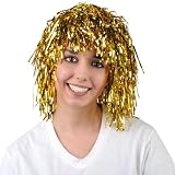 Yellow Pom Head Wig