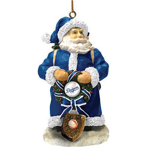 Los Angeles Dodgers MLB Santa Tree Ornament