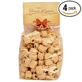 Marella Little Gourd/Zuchette Italian Pasta , 18 Ounce Bag Package (Pack of 4)