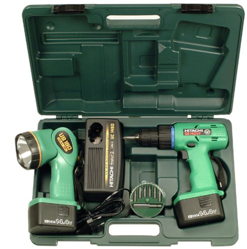 Hitachi DS14DVF 14.4 Volt 3/8-Inch Cordless Drill