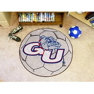 Fanmats Gonzaga Bulldogs Soccer Ball-Shaped Mats