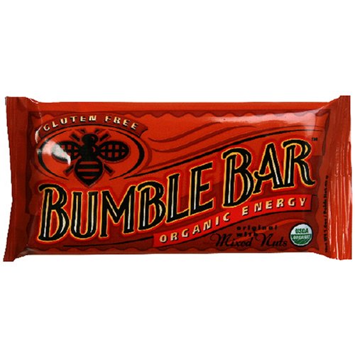 BumbleBar Organic Energy Original Mixed Nut, 1.6 Ounce Bar (Pack of 15)