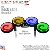 Rainbow Swirl Colors Skin by WraptorSkinz fits Rock Band Drum Set for Ninte ....