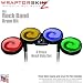 Rainbow Swirl Colors Skin by WraptorSkinz fits Rock Band Drum Set for Nintendo Wii, XBOX 360, PS2 & PS3 (DRUMS NOT INCLUDED)