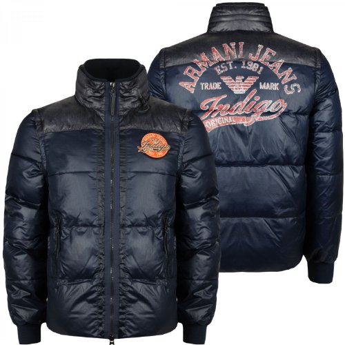 Armani Jeans Convertible Puffa Jacket & Gilet (Blue Bestseller