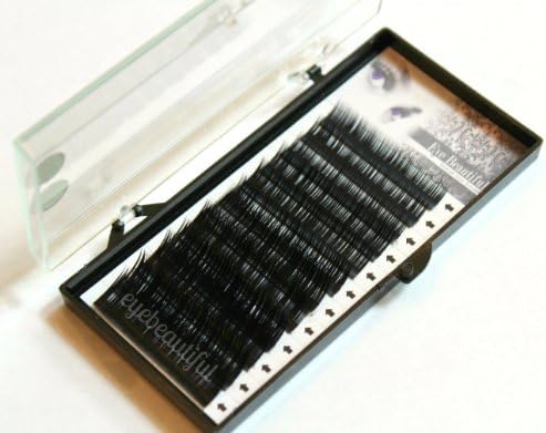 Eye Beautiful Premium Silk Lash Tray C Curl Mixed Lengths for Eyelash Extensions (0.15mm thickness)