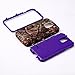 Galaxy S5 Case, EC™[3 Layers Design] Real Tree Camo Hybrid Hard Soft Combo Shock-Absorption Bumper Back Case Cover Protector for Samsung Galaxy S5 i9600 (Purple)