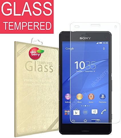 Sony Xperia Z3 Compact / Mini [D5803] [D5833] [ Tempered Glass ] Screen Protector, Aksberry(R) Premium Shatter Proof Ballistic Glass, [ 0.2mm thickness ] Ultra Clear