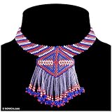Choker, Red White and Blue 3.2 W 31.5 L 51526XC1S8L. SL160 Choker, Red White and Blue 3.2 W 31.5 L