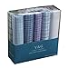 YED01 Designer Gift for Mens 10 Pack Handkerchiefs Set School Husband By Y&G