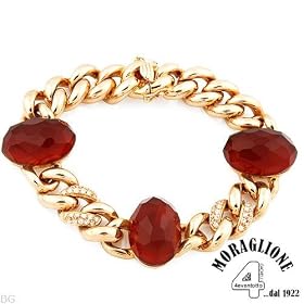 MORAGLIONE Made in Italy Elegant and Beautiful Bracelet With 34.30ctw Precious... by