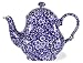 Queen's China Blue Calico 40-Ounce Teapot