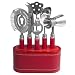 Kitchen & Housewares : Metrokane VIP 7-Piece Bar Tool Set, Red