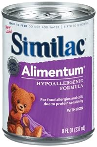 Similac Alimentum Advance Protein Hypoallergenic Formula with Iron, Ready to Feed, 8-Fluid Ounces (Pack of 24)