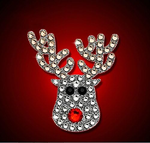 GC New Crystal Reindeer Style Fashion Accessories Body Jewel Temporary Tattoo Sticker Brooch YU09
