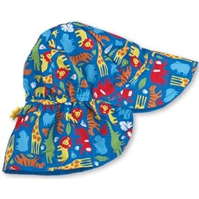 Boys Sun Hat Royal Jungle Jumble 6-18 Mos.